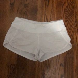 ivivva white girls shorts